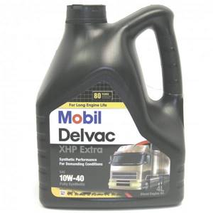 MOBIL DELVAC XHP EXTRA 10w40   4л п/синтетика (масло моторное для большегрузн. транспорта)